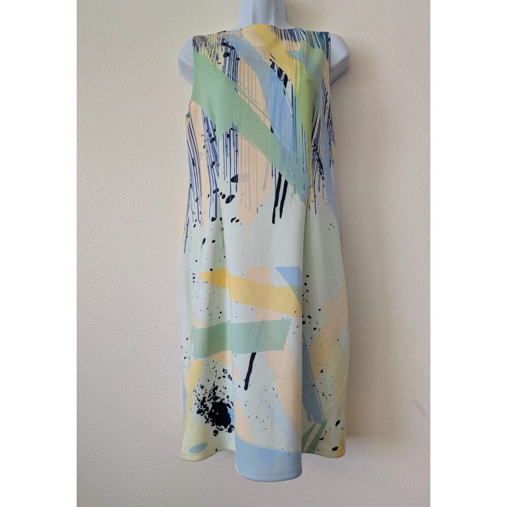 Philosophy Republic Clothing Dress L Abstract Paint Splatter Shift